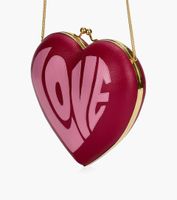 BUTRICH LOVE HEART CLUTCH - Pink Leather | BrownsShoes