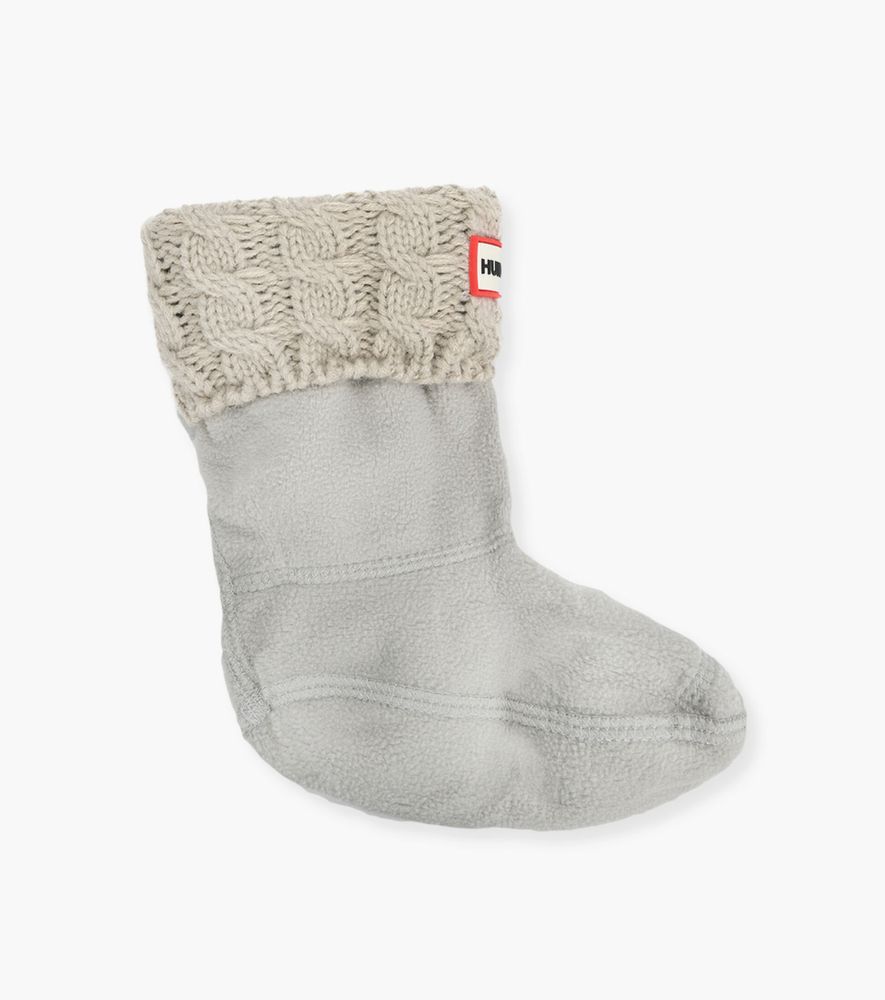 HUNTER KIDS 6 STITCH CABLE BOOT SOCK | BrownsShoes