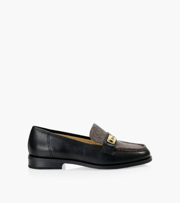 MICHAEL KORS PADMA LOAFER - Black & Colour Leather + Synthetic | BrownsShoes