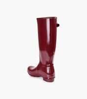 HUNTER ORIGINAL TALL GLOSS - Burgundy Rubber | BrownsShoes