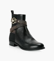 MICHAEL KORS RORY FLAT BOOTIE - Black & Colour Leather | BrownsShoes