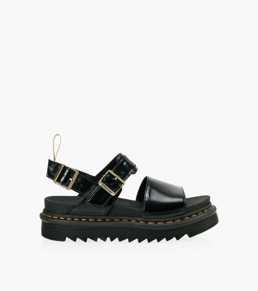 DR. MARTENS VEGAN VOSS - Black Synthetic, BrownsShoes