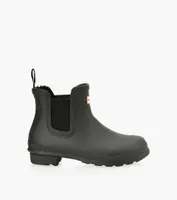 HUNTER ORIGINAL INSULATED CHELSEA BOOTS - Black Rubber | BrownsShoes