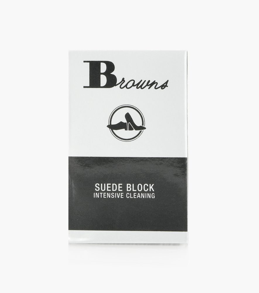 BROWNS SUEDE BLOCK - Clear | BrownsShoes