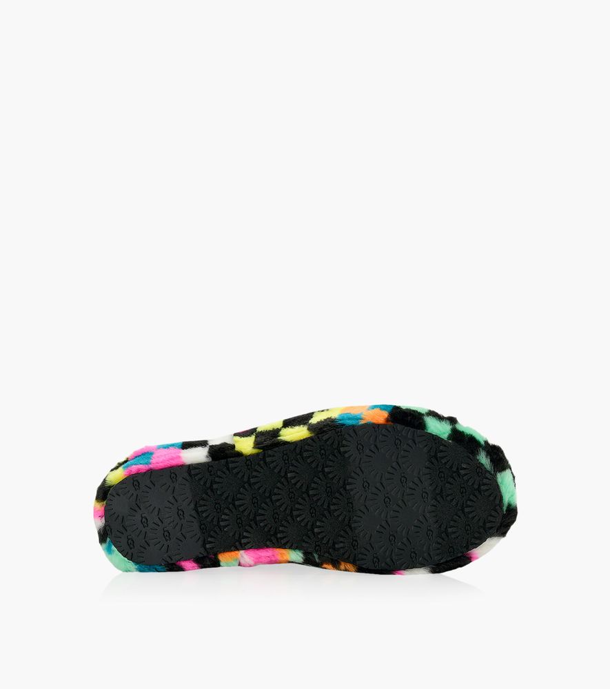 UGG FLUFF YEAH SLIDE CHECKS - Multicolour | BrownsShoes