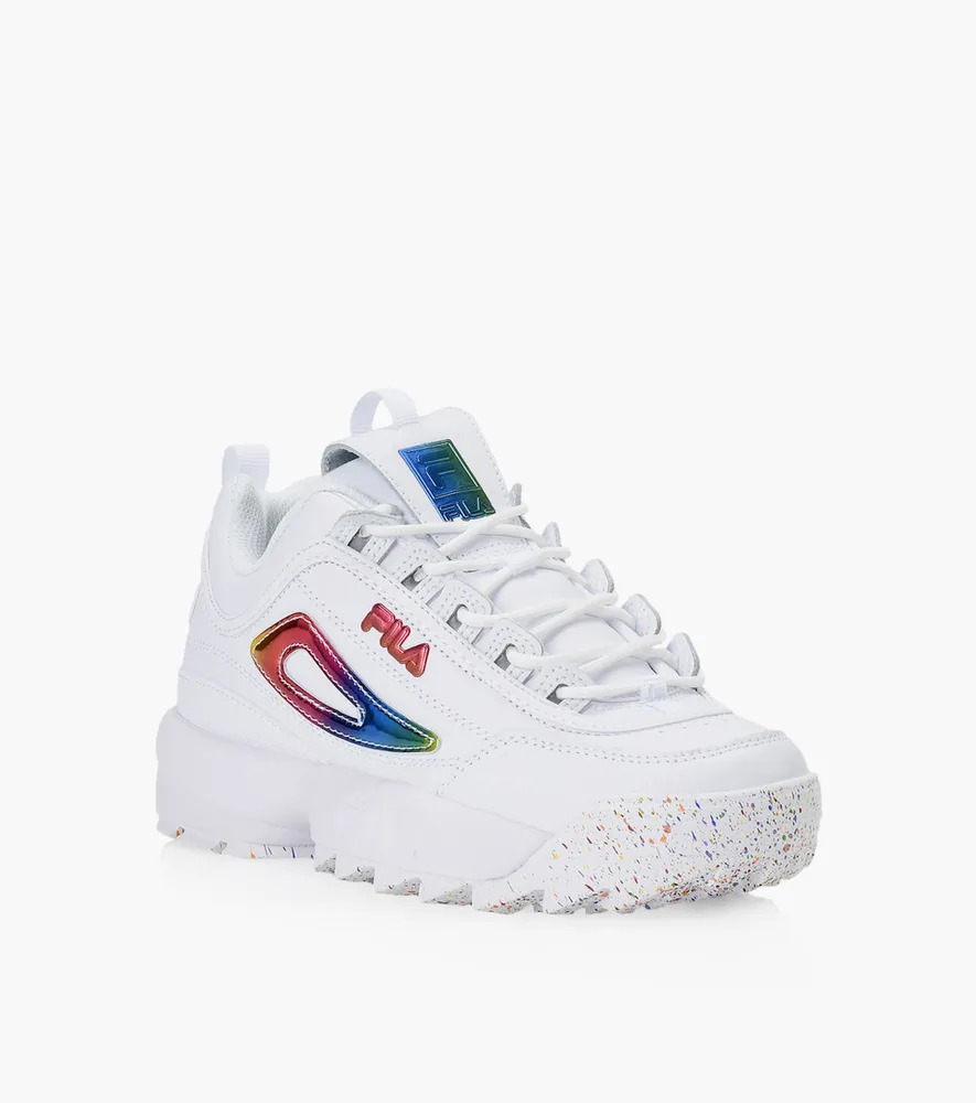 FILA DISRUPTOR II PRIDE - White & Colour Leather | BrownsShoes