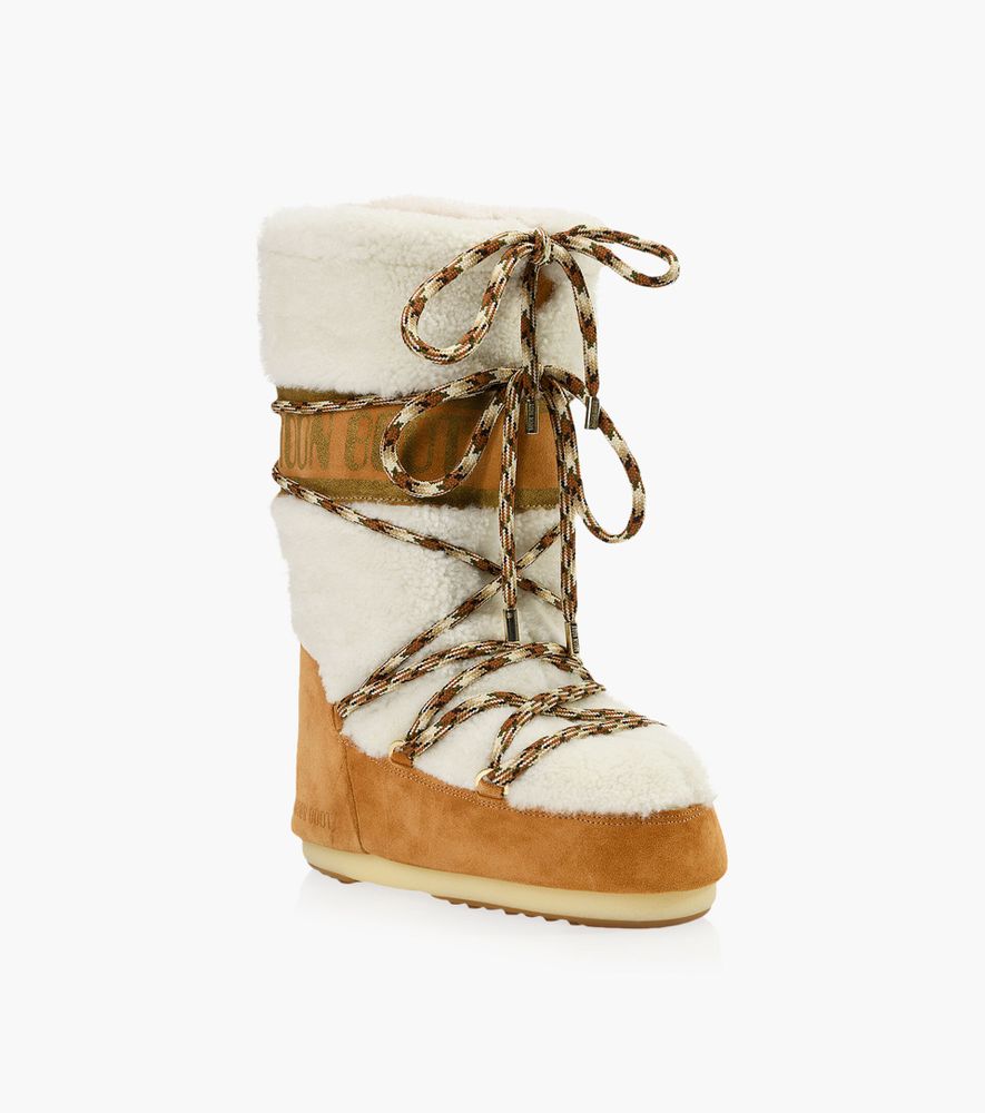 MOON BOOT ICON SHEARLING - Beige | BrownsShoes