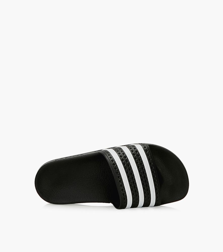 ADIDAS ADILETTE SLIDES - Black & Colour Synthetic | BrownsShoes