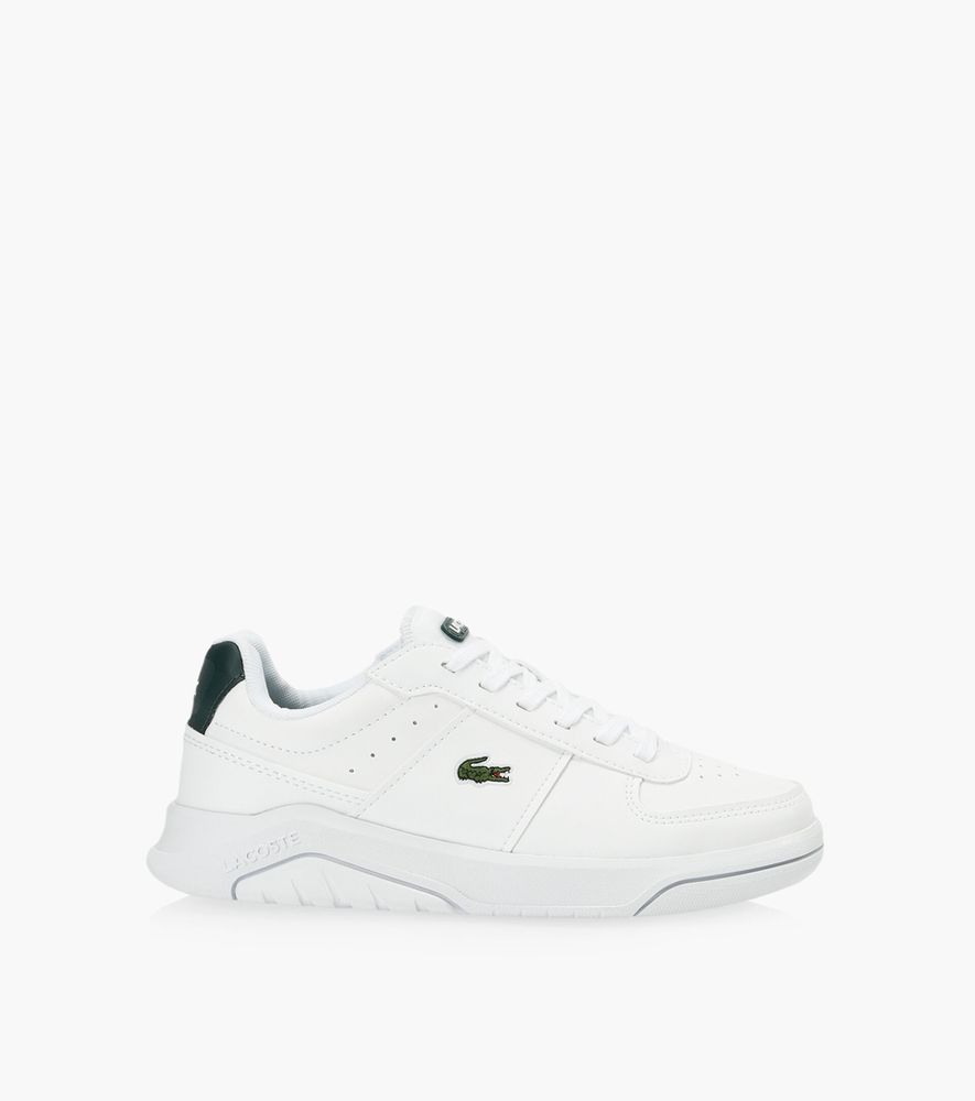 Lacoste game advance sneakers in black/white sole