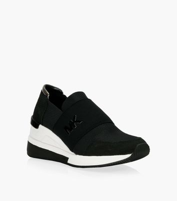 MICHAEL KORS FELIX TRAINER - Black Leather | BrownsShoes | Bramalea City  Centre