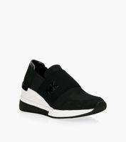 MICHAEL KORS FELIX TRAINER - Black Leather | BrownsShoes