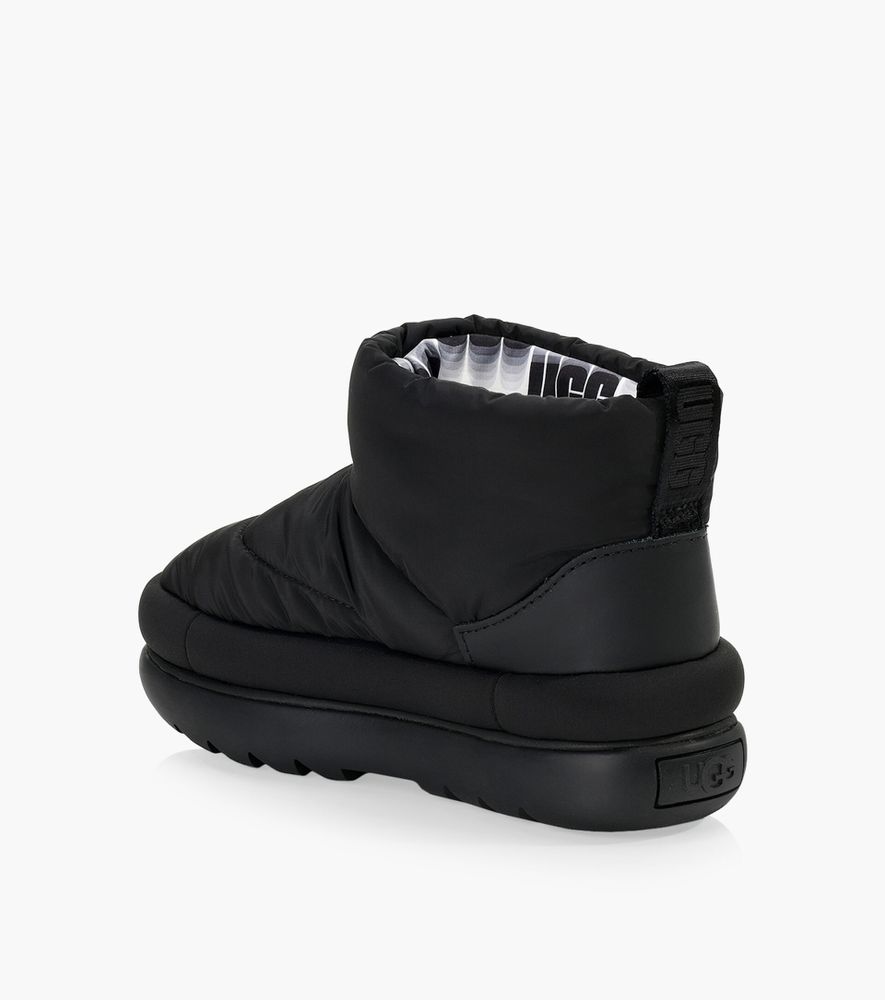 UGG CLASSIC MAXI MINI - Black Synthetic | BrownsShoes