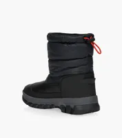 HUNTER ORIGINAL INSULATED SHORT SNOW BOOTS - Black Nylon | BrownsShoes