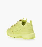 FILA DISRUPTOR II - Yellow Leather | BrownsShoes