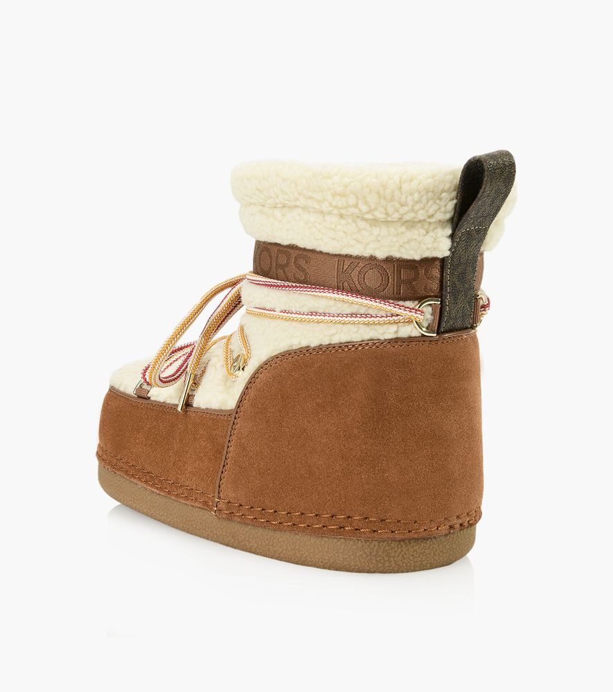 MICHAEL KORS ZELDA BOOTIE - Tan Suede | BrownsShoes