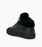 GIUSEPPE ZANOTTI KRISS WINTER - Black Sheepskin | BrownsShoes