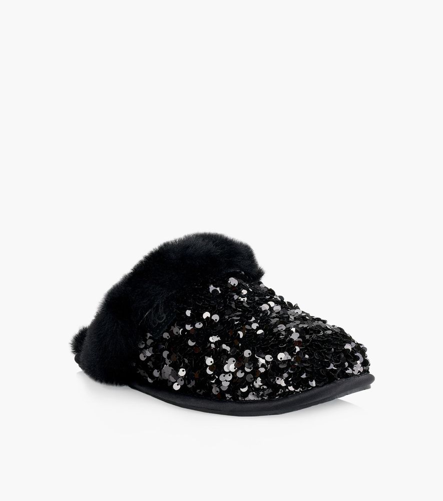 UGG SCUFETTE II CHUNKY SEQUIN - Black | BrownsShoes