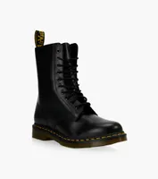 DR. MARTENS 1490 MID CALF BOOTS - Black Leather | BrownsShoes