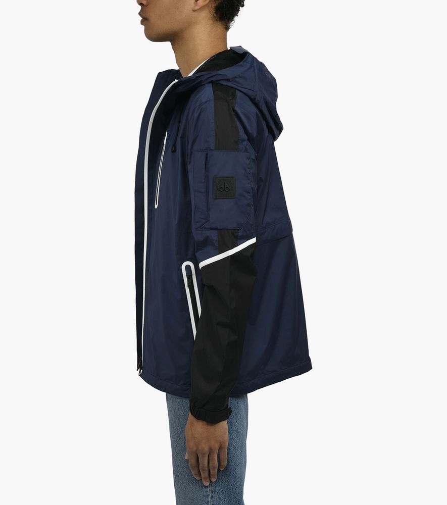 MOOSE KNUCKLES JENSEN RAIN JACKET - Blue | BrownsShoes