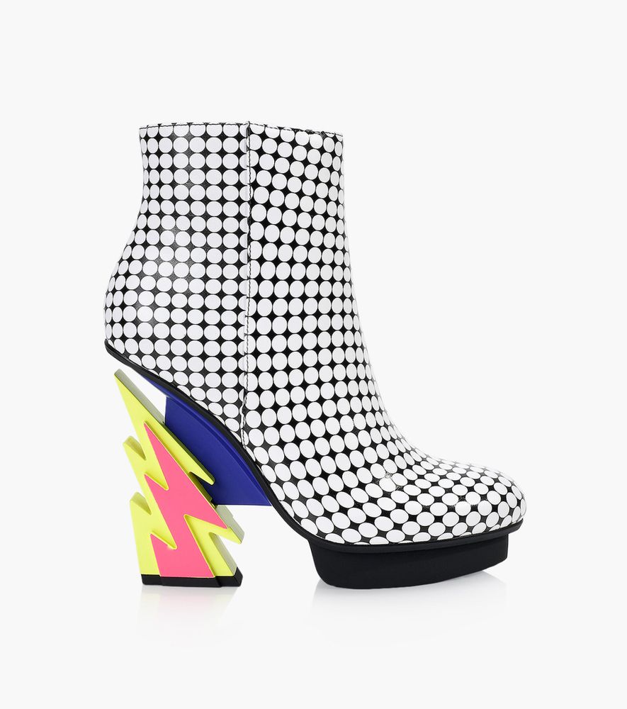 UNITED NUDE GLAM BOOTIE - White & Colour Leather | BrownsShoes