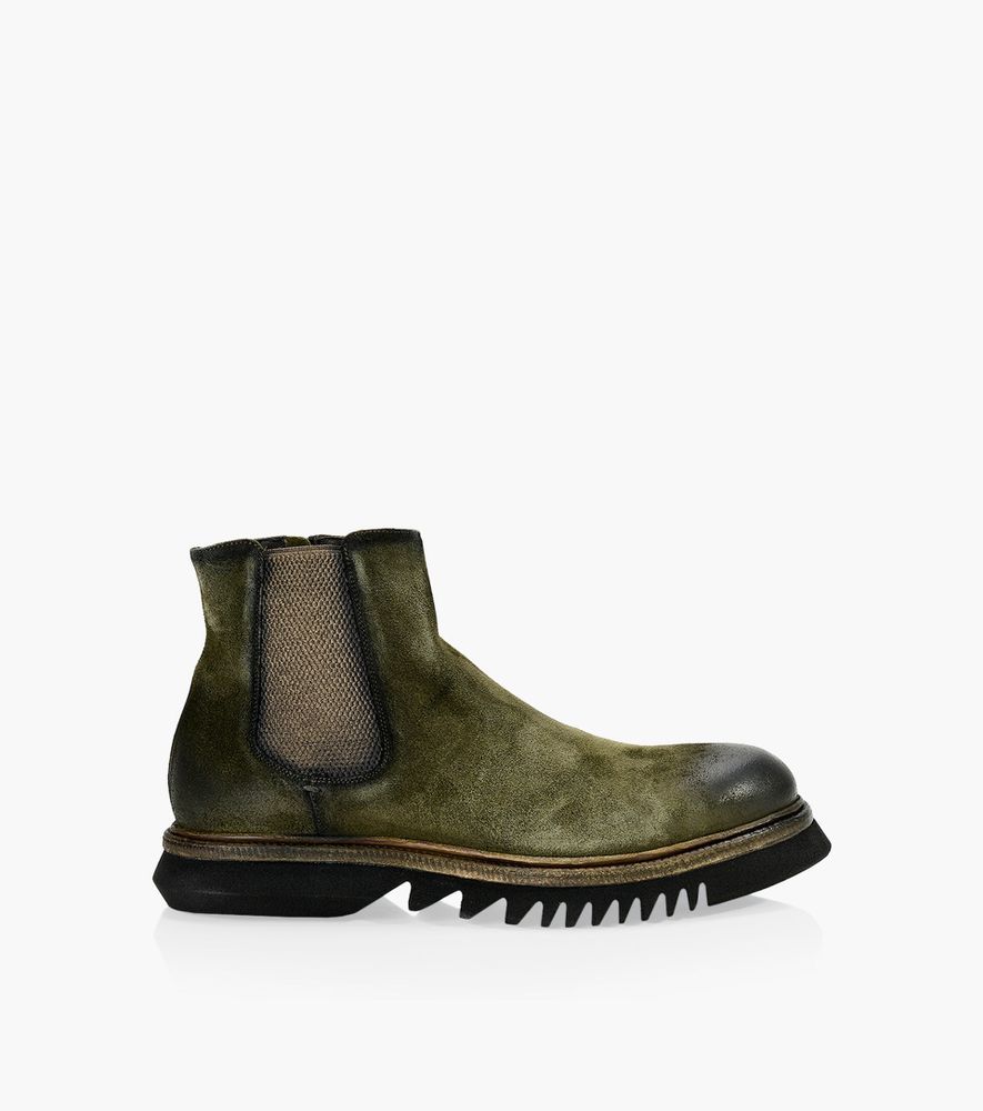 INTENSI LYNDHURST - Green Suede | BrownsShoes