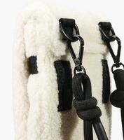 HUNTER WANDERER SHERPA PHONE POUCH - White Faux Fur | BrownsShoes