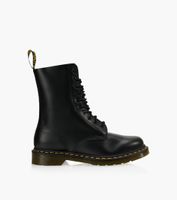 DR. MARTENS 1490 MID CALF BOOTS - Black Leather | BrownsShoes