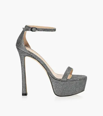 STUART WEITZMAN NUDIST CURVE HOLLYWOOD - Pewter Fabric | BrownsShoes