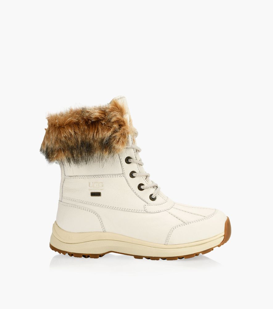 UGG ADIRONDACK III TIPPED - White Leather | BrownsShoes