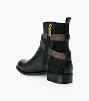 MICHAEL KORS RORY FLAT BOOTIE - Black & Colour Leather | BrownsShoes