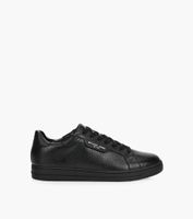 MICHAEL KORS MENS KEATING SNEAKER - Black Leather | BrownsShoes