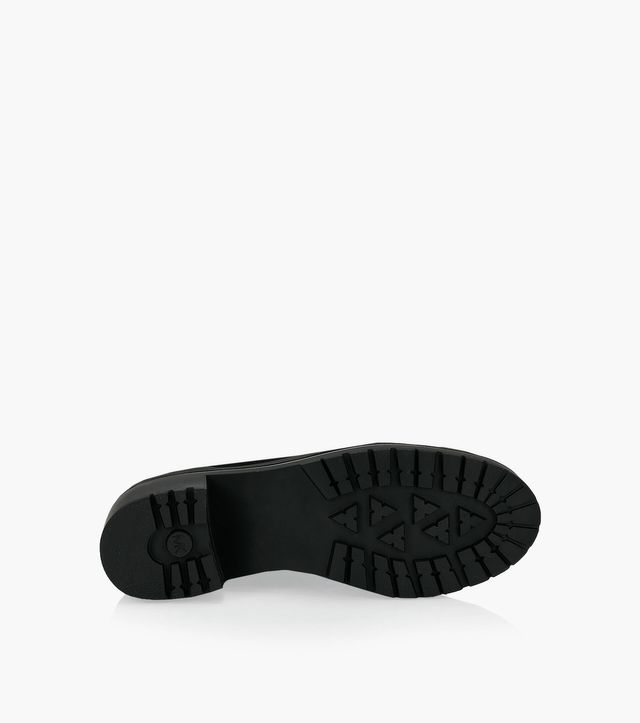 MICHAEL KORS COREY COMBAT BOOT - Black Canvas | BrownsShoes | Square One