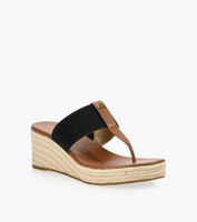 MICHAEL KORS VERITY WEDGE - Tan Synthetic | BrownsShoes