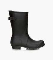 HUNTER SHORT BACK ADJUSTABLE RAIN BOOTS