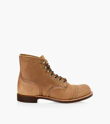 RED WING IRON RANGER - Tan Suede | BrownsShoes