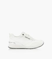 MICHAEL KORS ALLIE STRIDE TRAINER - White Nylon | BrownsShoes