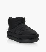 UGG CLASSIC MAXI MINI - Black Synthetic | BrownsShoes