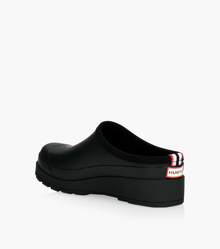 HUNTER ORIGINAL PLAY CLOG - Black Rubber | BrownsShoes