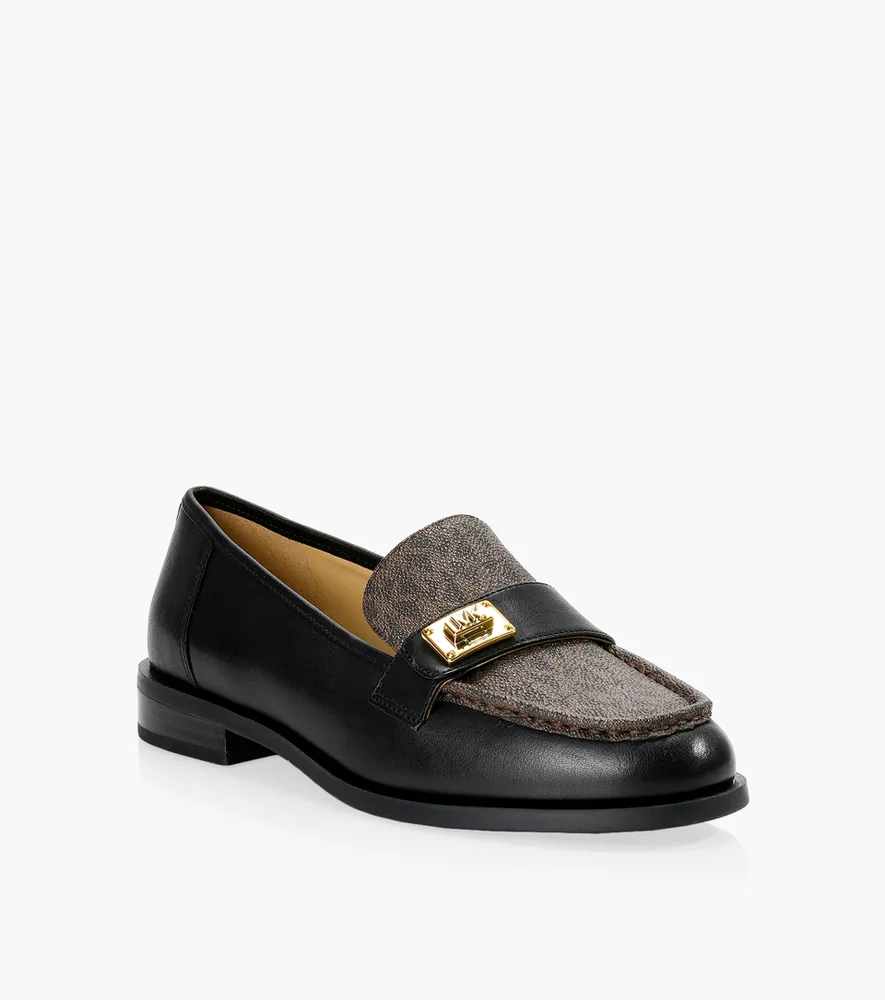 MICHAEL KORS PADMA LOAFER - Black & Colour Leather + Synthetic | BrownsShoes
