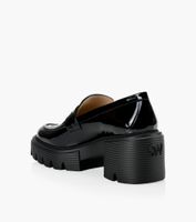 STUART WEITZMAN SOHO LOAFER - Black Patent Leather | BrownsShoes