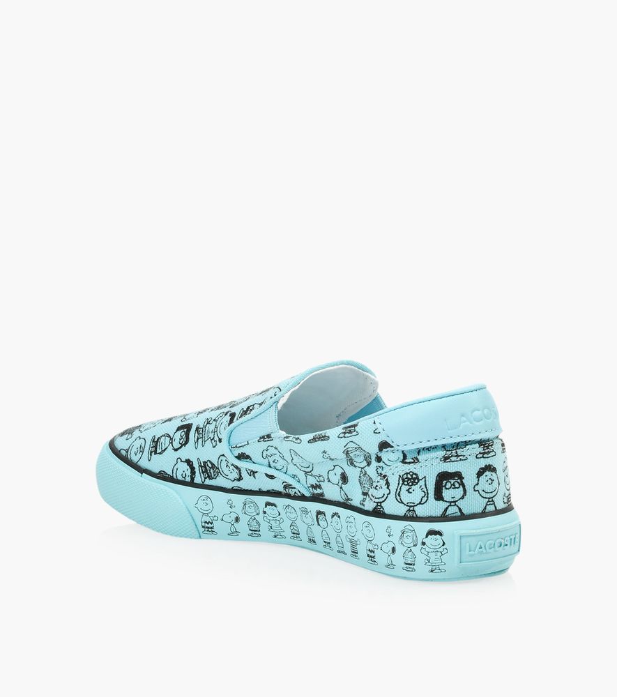 LACOSTE WIDE LAST SLIP SNOOPY - Blue | BrownsShoes