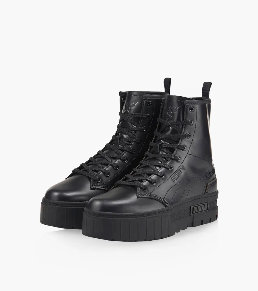 PUMA X DUA LIPA MAYZE BOOT - Black Leather | BrownsShoes