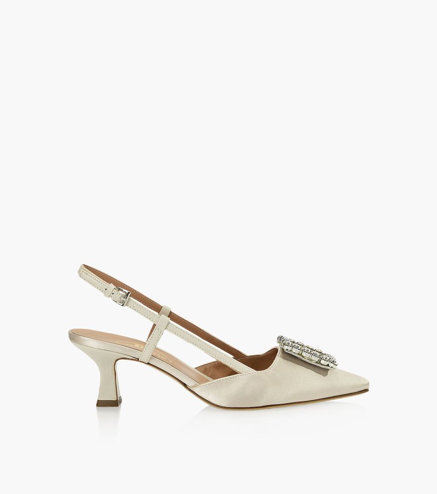 BROWNS COUTURE NORA - White Satin | BrownsShoes