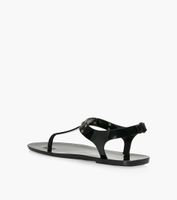 MICHAEL KORS MK PLATE JELLY - Black Rubber | BrownsShoes