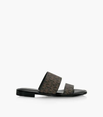 MICHAEL KORS KENNEDY JELLY SLIDE - Brown Rubber | BrownsShoes