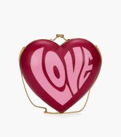 BUTRICH LOVE HEART CLUTCH - Pink Leather | BrownsShoes