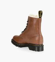 DR. MARTENS 1460 SERENA FURLINED - Tan Leather | BrownsShoes