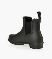 HUNTER ORIGINAL INSULATED CHELSEA BOOTS - Black Rubber | BrownsShoes