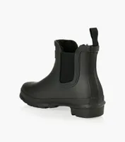 HUNTER ORIGINAL INSULATED CHELSEA BOOTS - Black Rubber | BrownsShoes