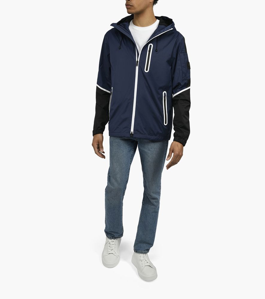 MOOSE KNUCKLES JENSEN RAIN JACKET - Blue | BrownsShoes